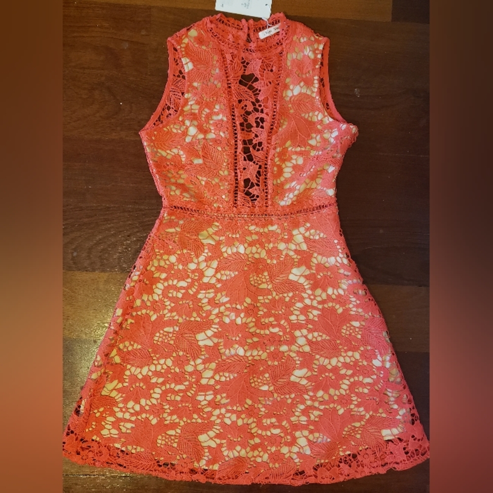 Maybe Wang Crochet Dress